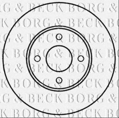 BORG & BECK bbd5273 -  Тормозной диск